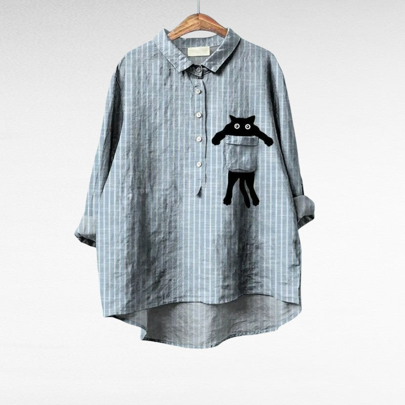 Chloé | Elegante Blusa de Verano de Lino