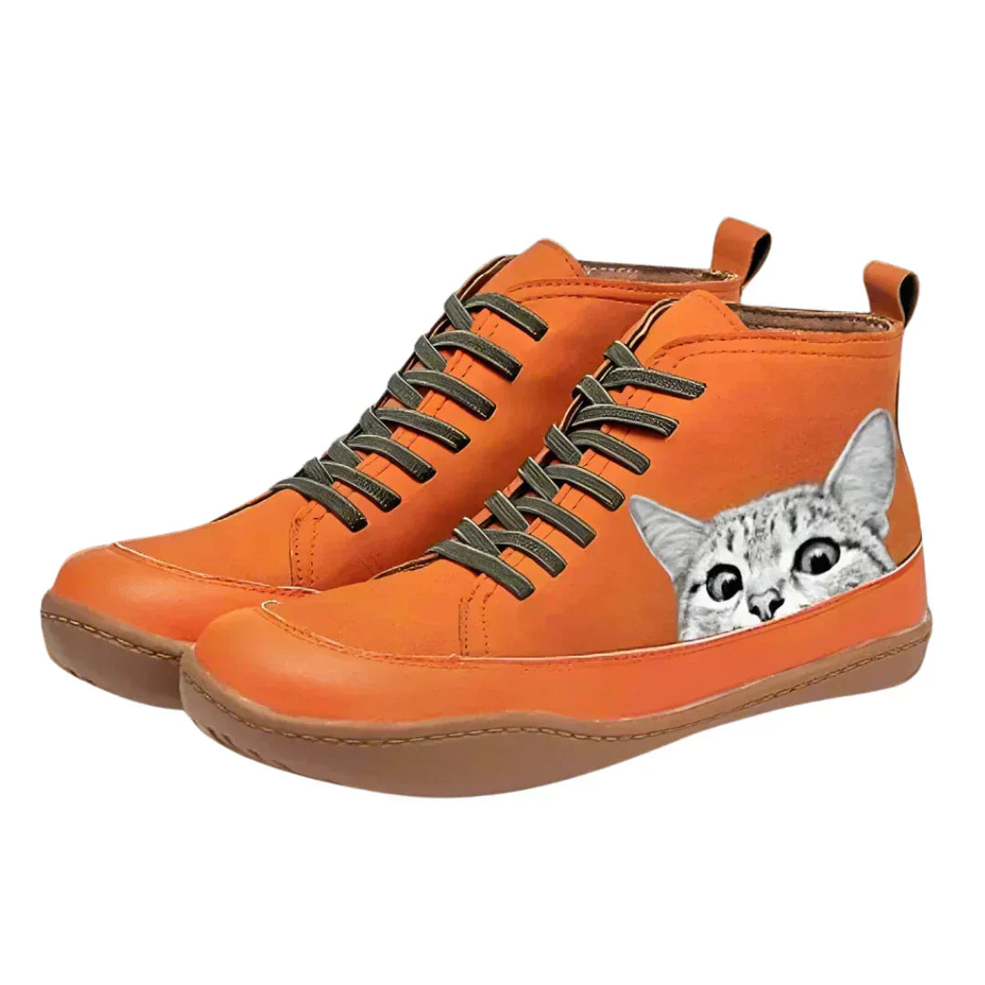 Viviana™ | Scarpe da ginnastica con Gatto Ricamato