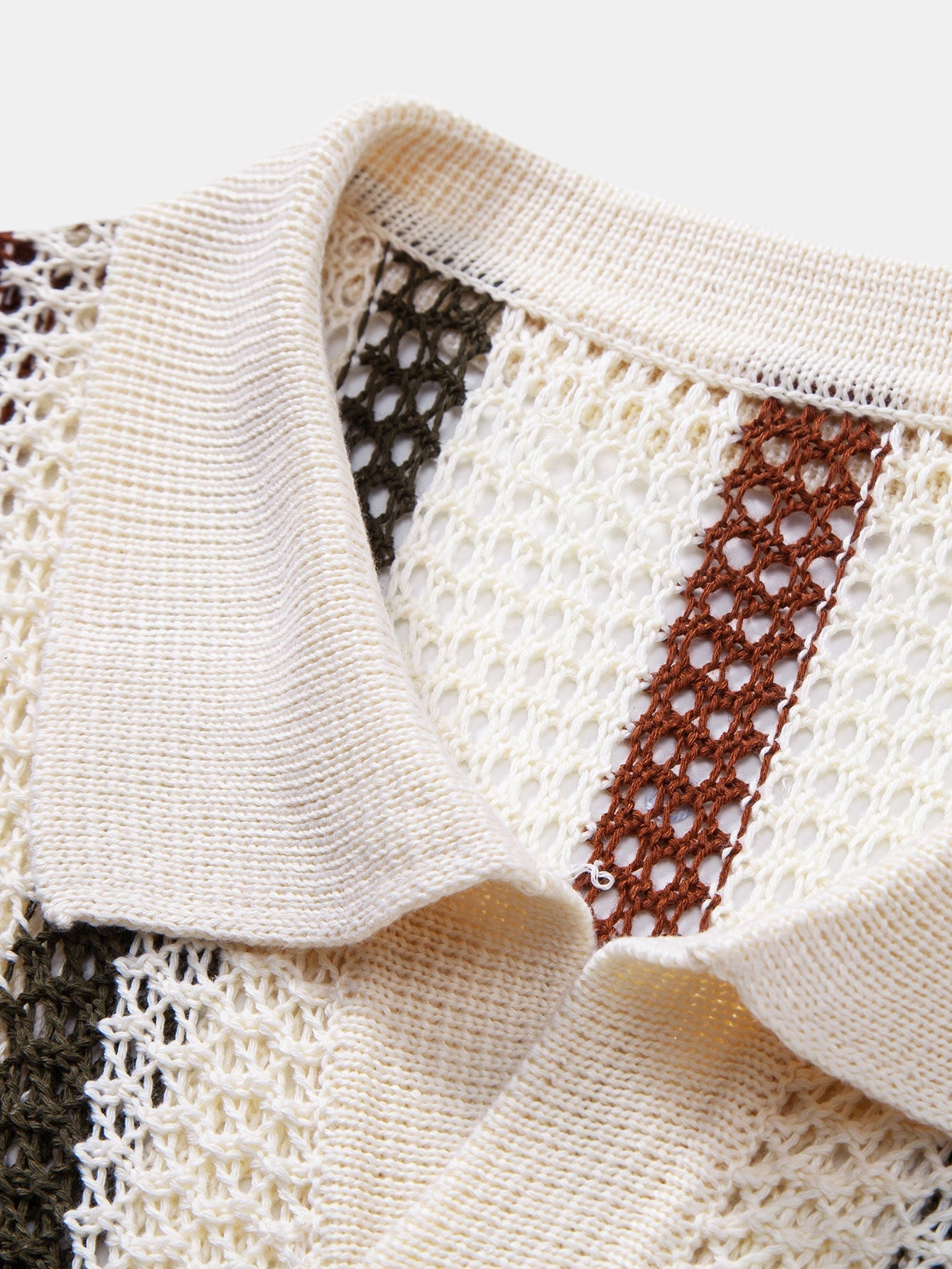 Roma - Open Knit Polo