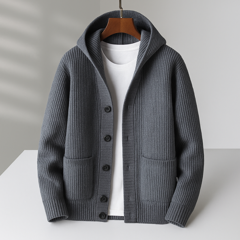 Cardigan con cappuccio Bologna