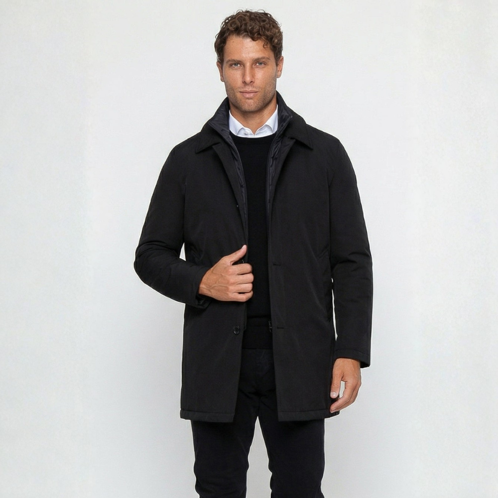 197981 Cappotto nero Signature