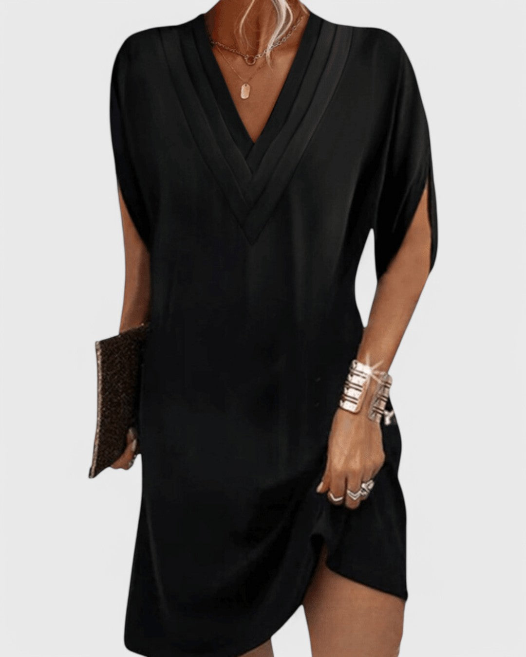 Jannie™ | Elegante Abito Estivo con Scollo a V