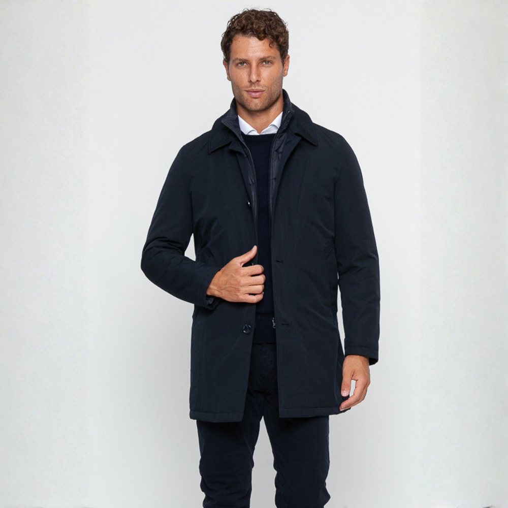 197981 Cappotto blu Signature