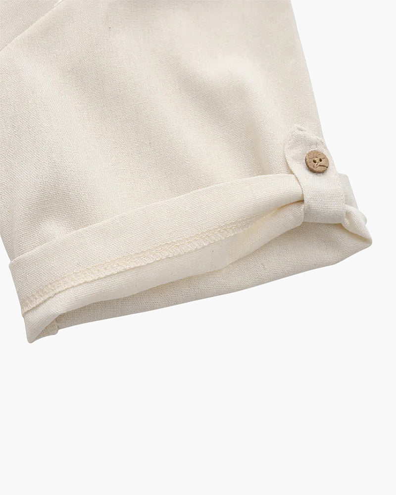 Positano - Linen Button Polo