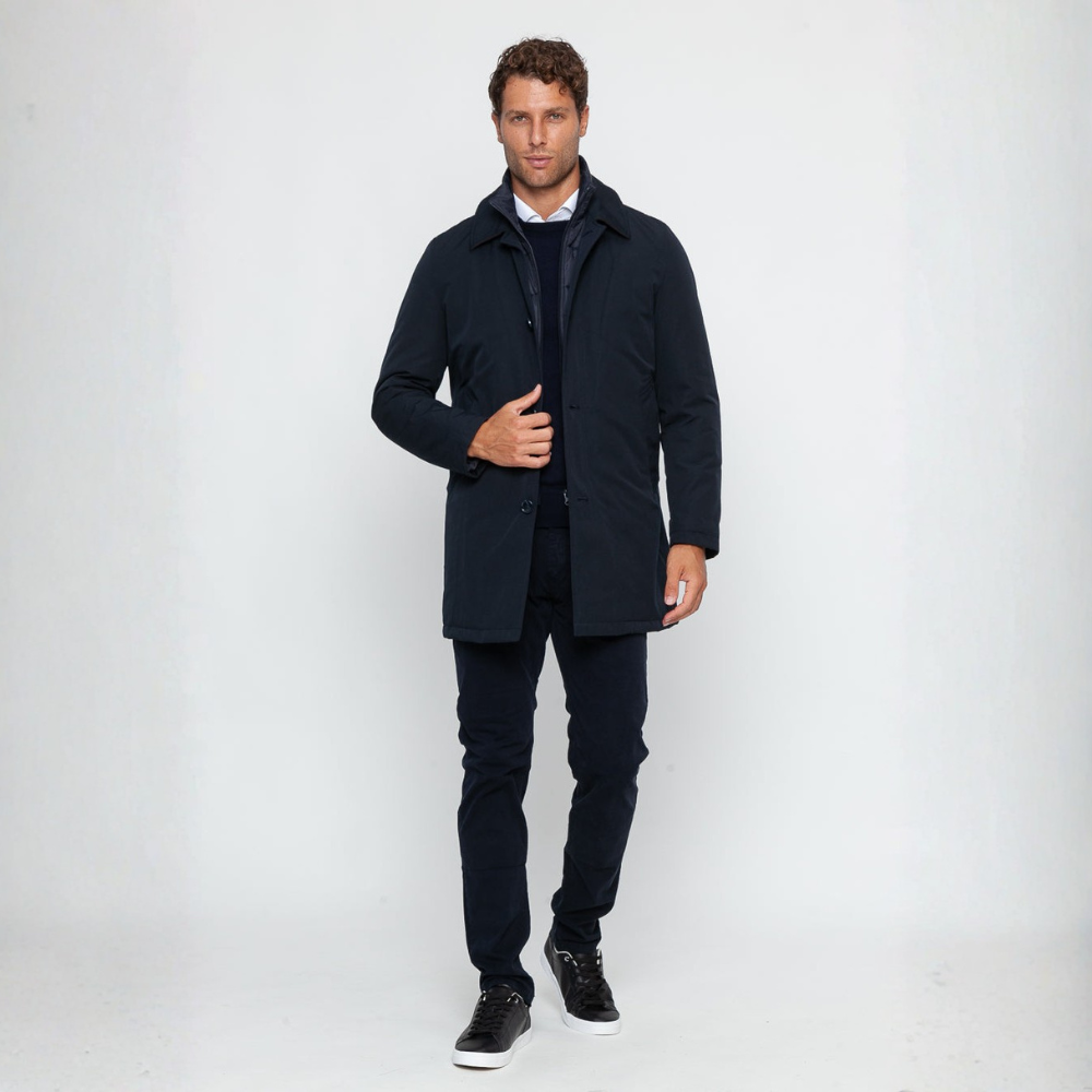 197981 Cappotto blu Signature