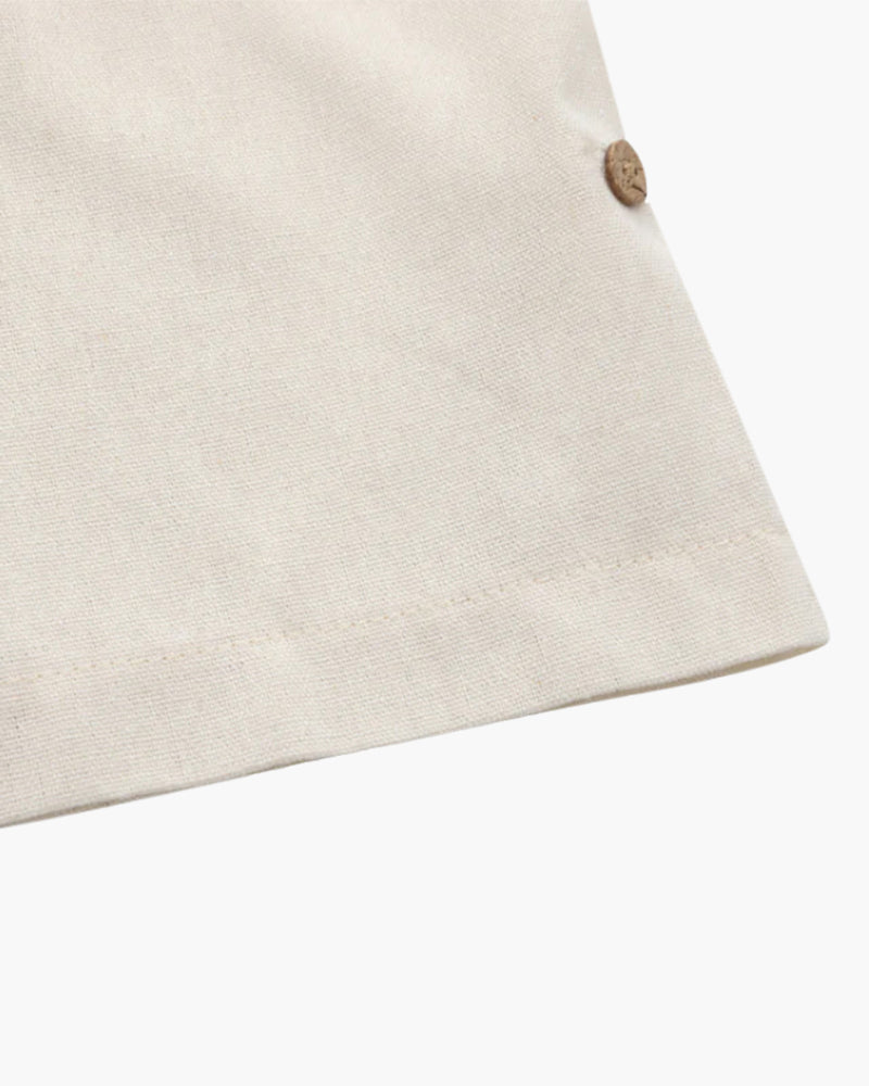 Positano - Linen Button Polo