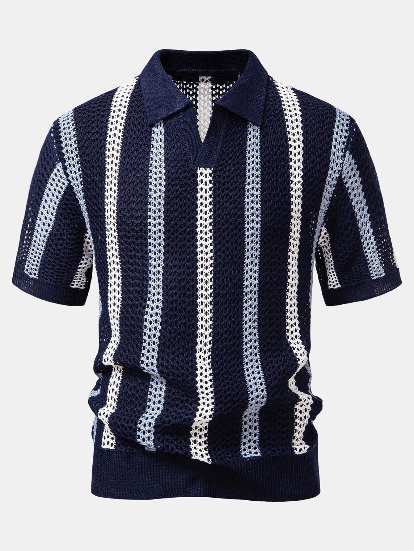 Roma - Open Knit Polo
