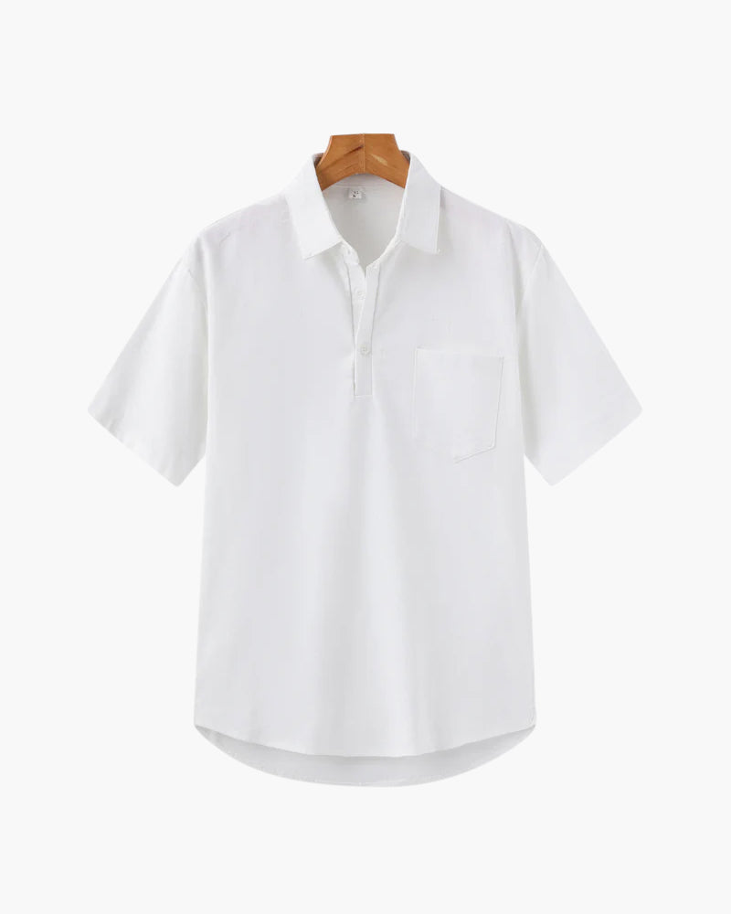 Positano - Linen Button Polo