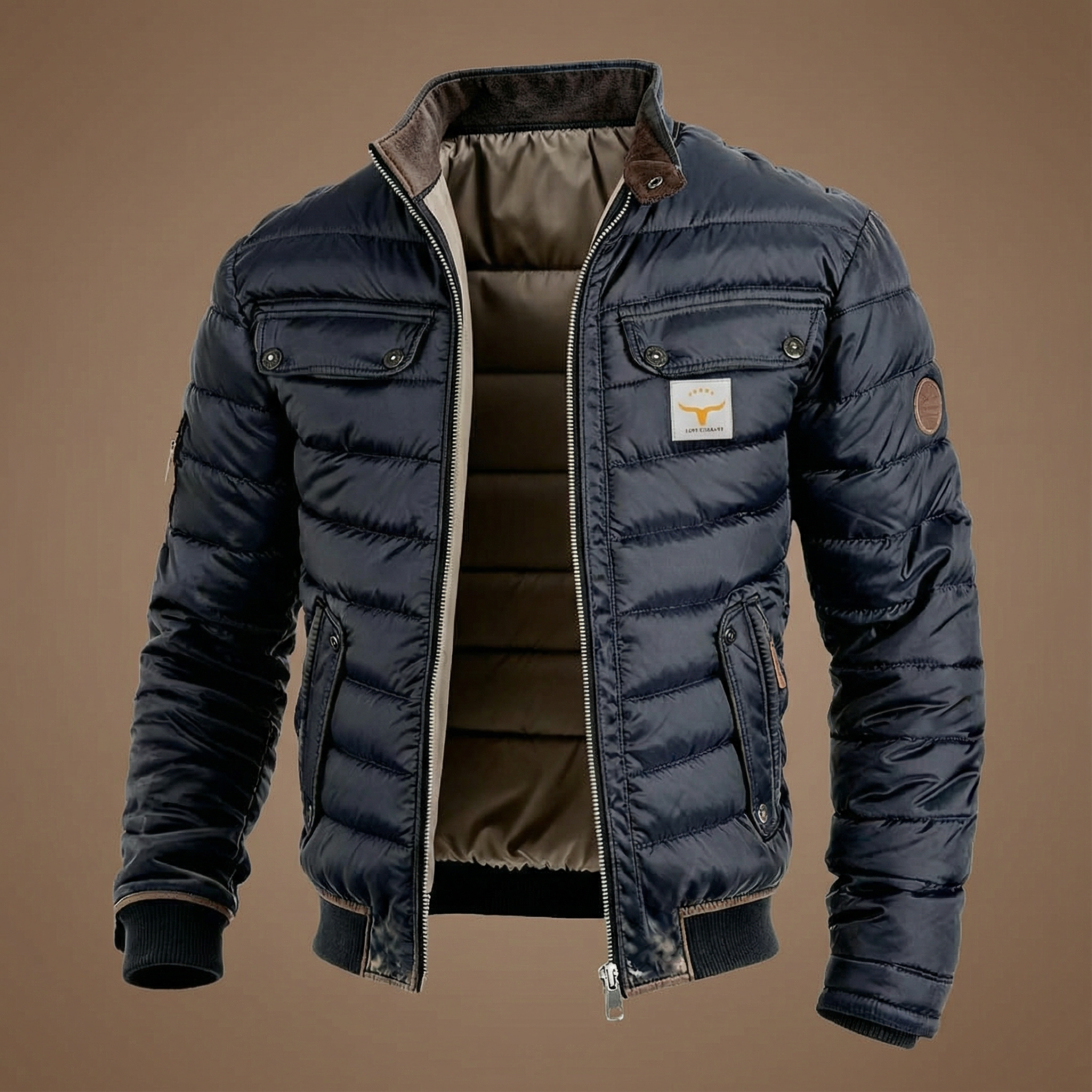 Loravi™ | Giacca urbana imbottita con collo alto Voyager