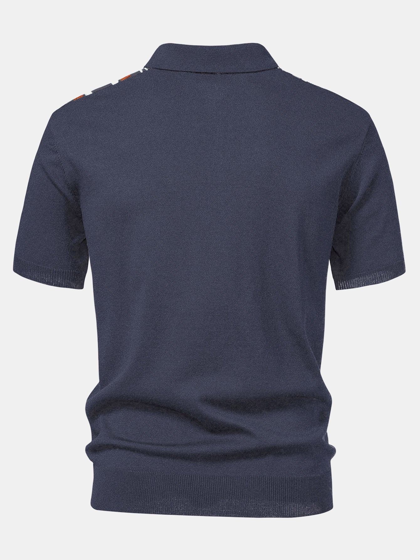 Roma - Polo con zip a righe retrò