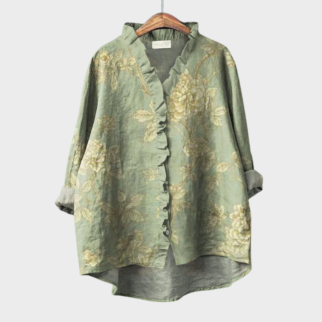 Rosalinde | Elegante Blusa de Verano de Lino