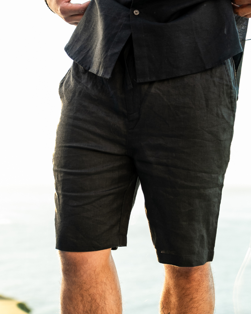 Sorrento - Relaxed Linen Shorts