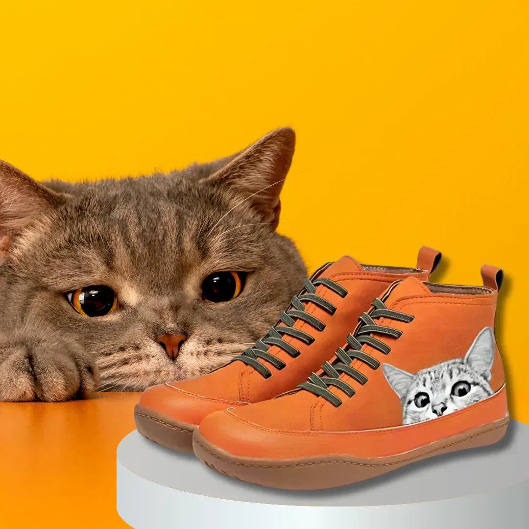 Viviana™ | Scarpe da ginnastica con Gatto Ricamato
