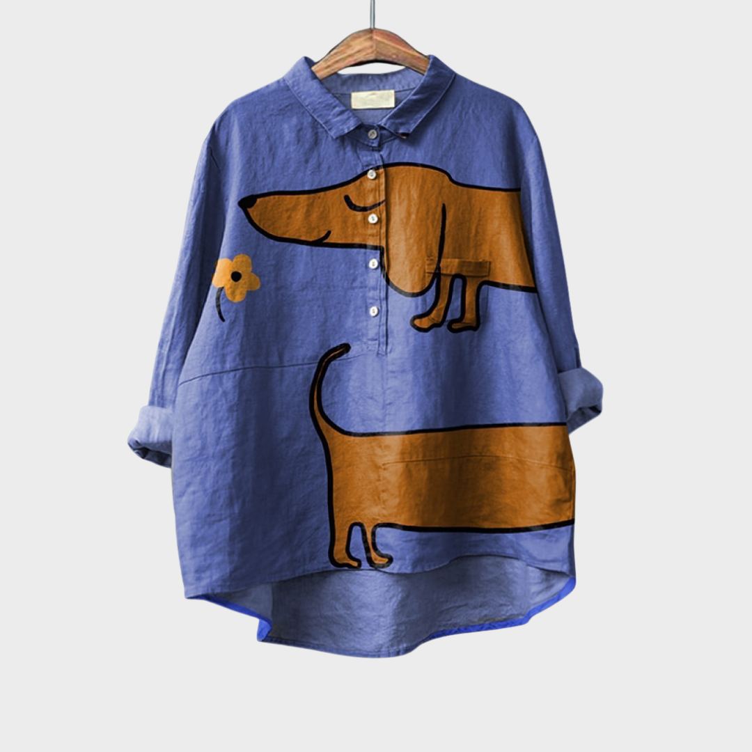 Amélie | Elegante Camisa de Verano en Lino