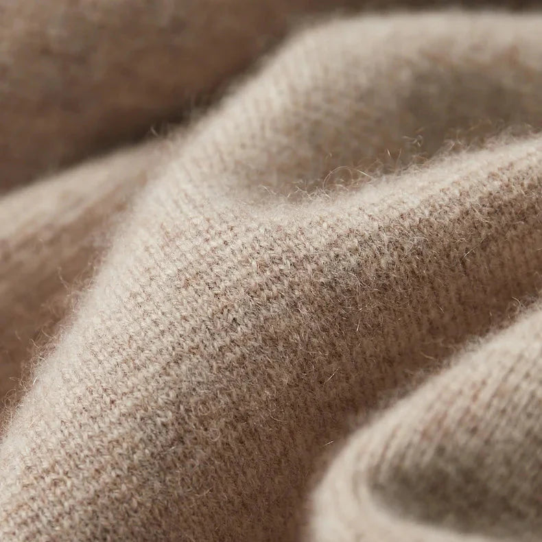 Cardigan con cerniera in cashmere Roma