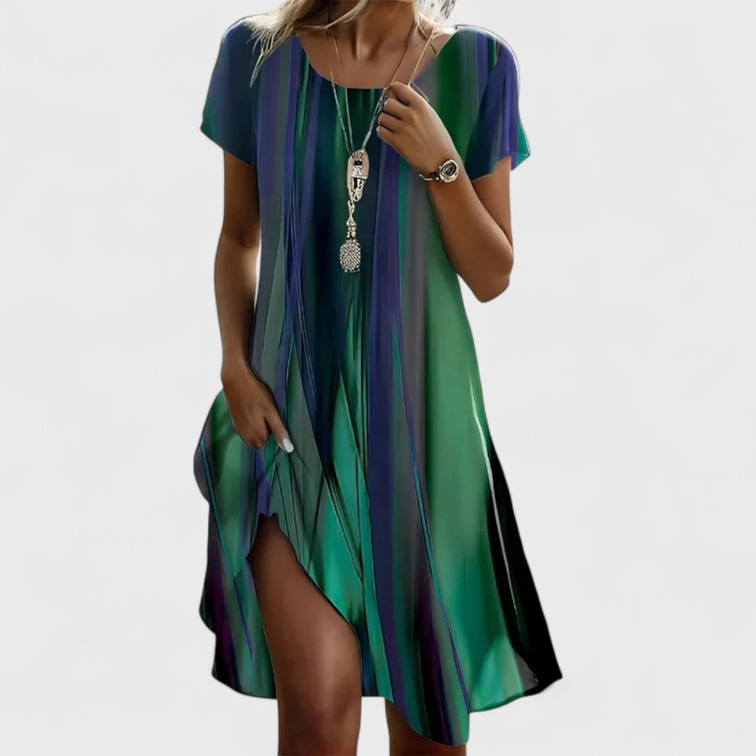 Amélie | Abito Lungo Premium in Seta Lucida