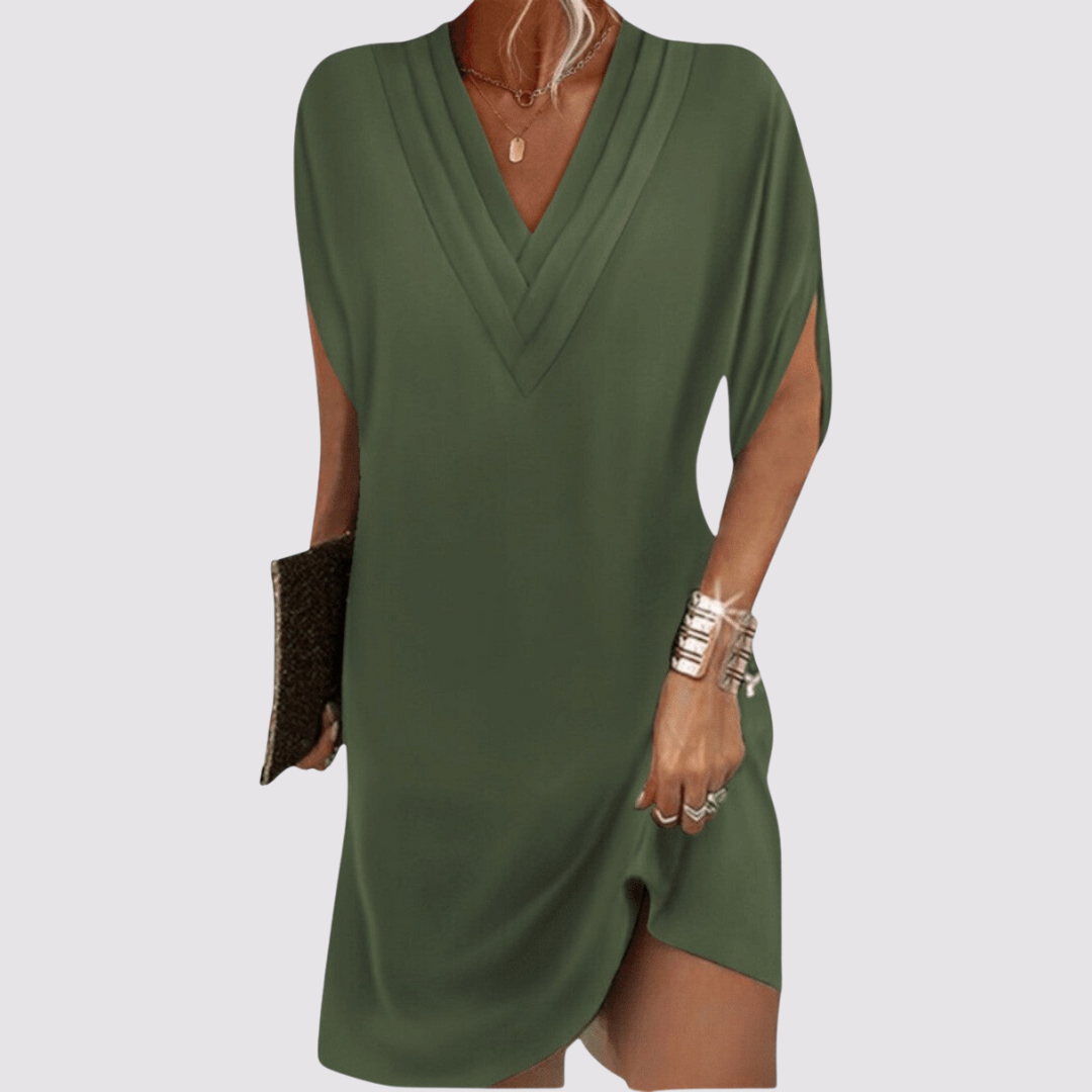 Jannie™ | Elegante Abito Estivo con Scollo a V