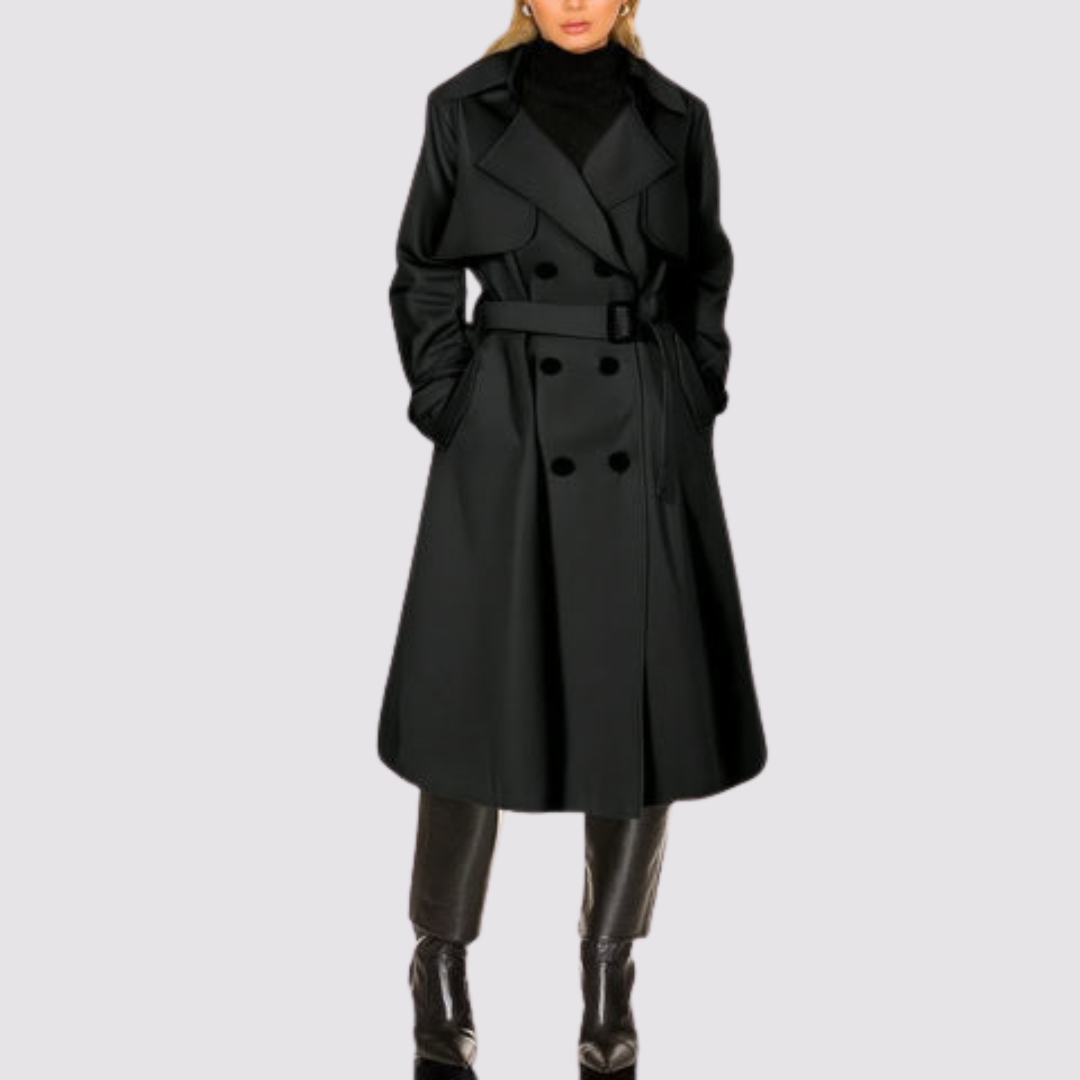 Elena™ | Trench elegante con cintura