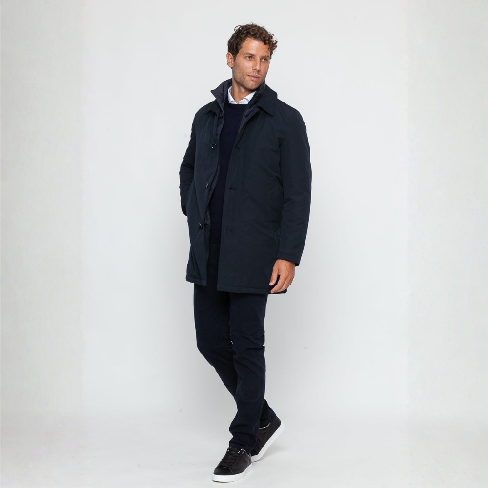 197981 Cappotto blu Signature