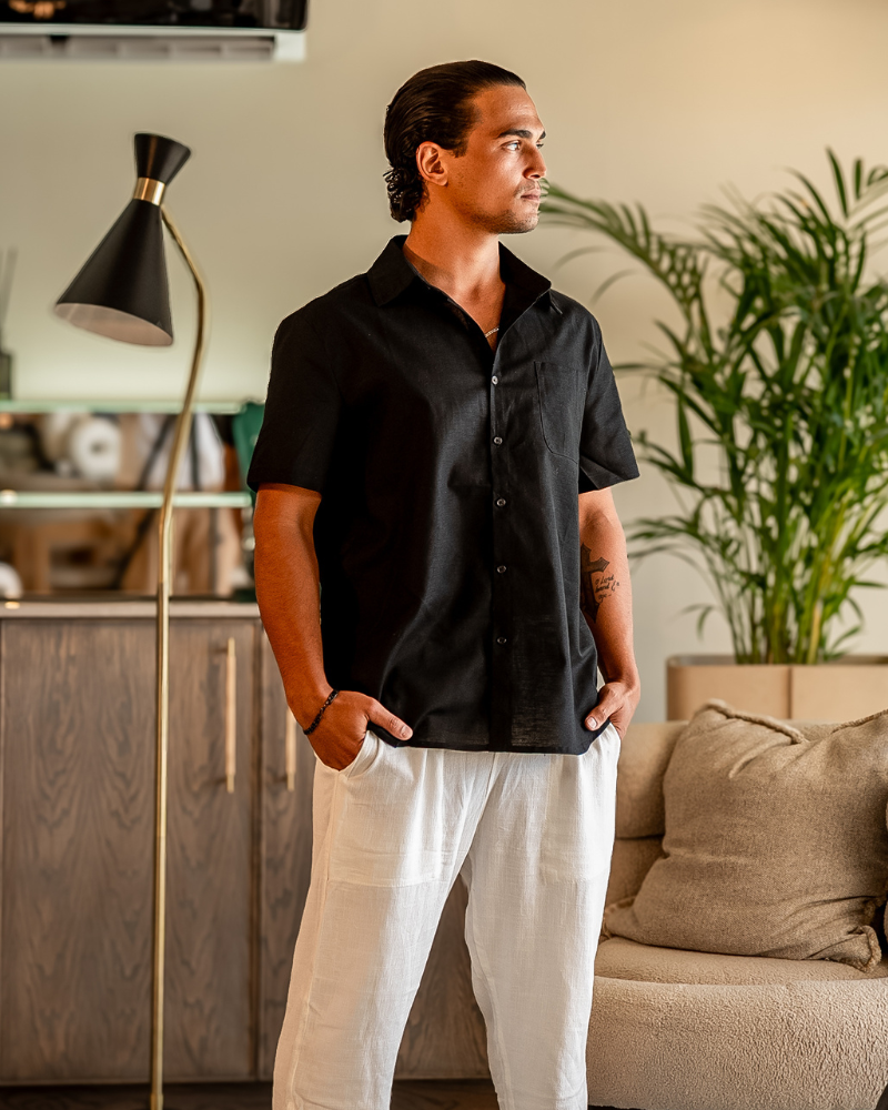 Sorrento - Linen Shirt (Shortsleeve)
