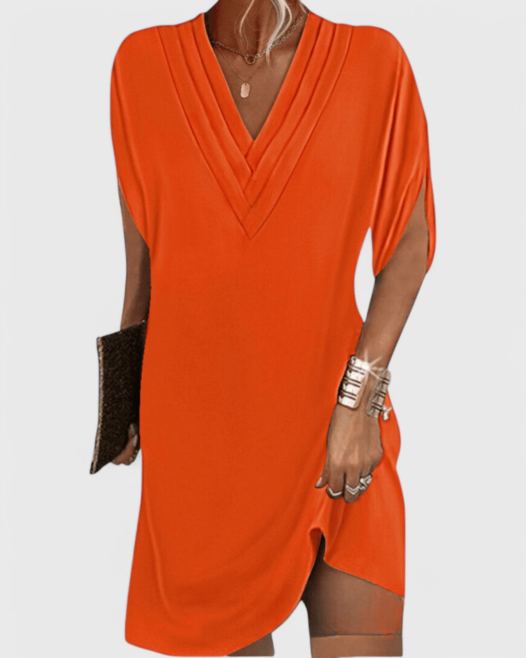 Jannie™ | Elegante Abito Estivo con Scollo a V