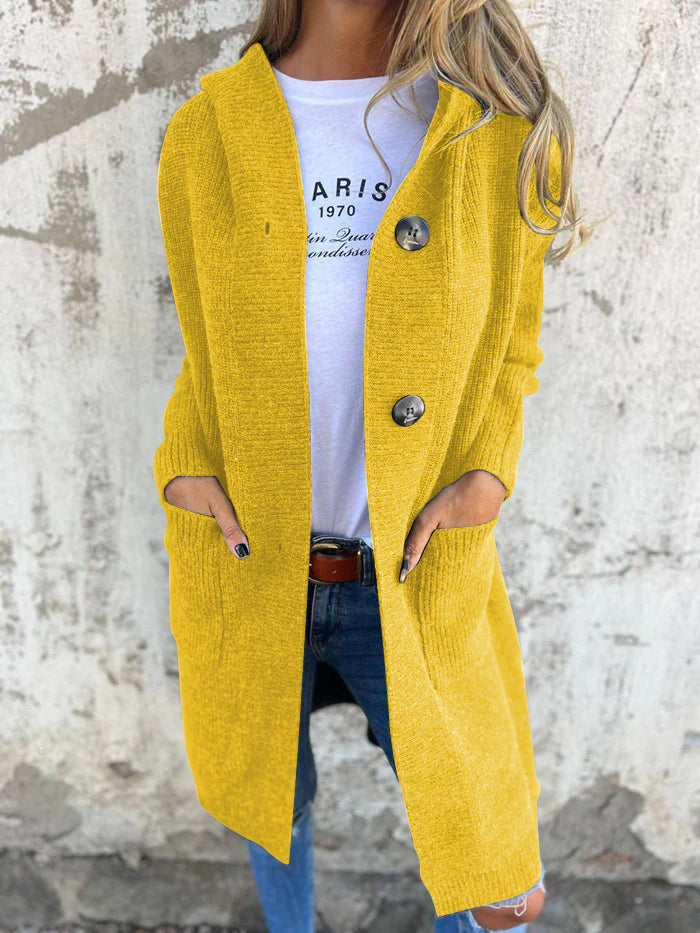 Viola™ | Cardigan morbido lungo con bottoni