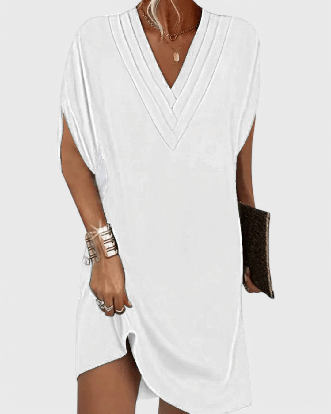 Jannie™ | Elegante Abito Estivo con Scollo a V