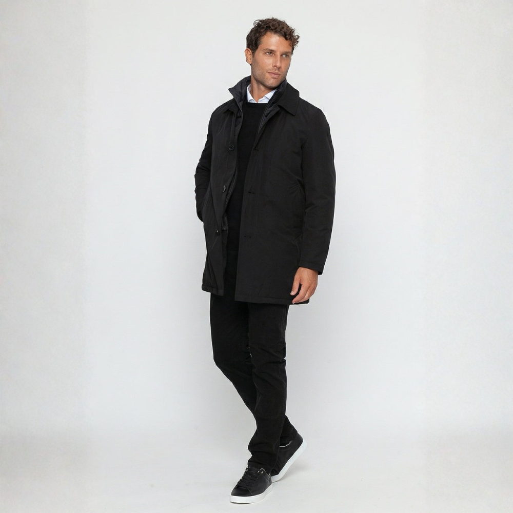 197981 Cappotto nero Signature