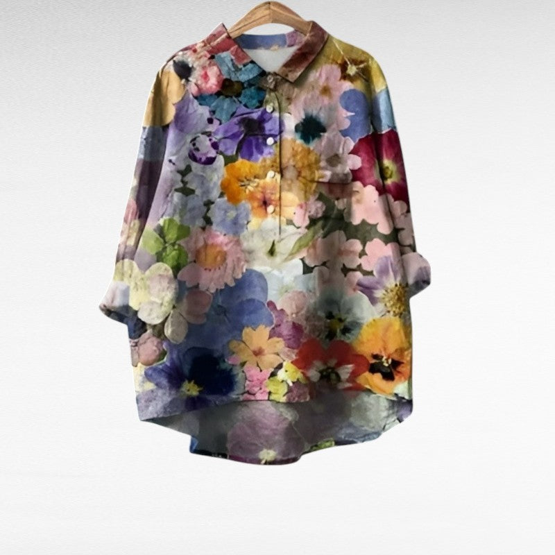 Élodie | Blusa Elegante de Verano en Linne