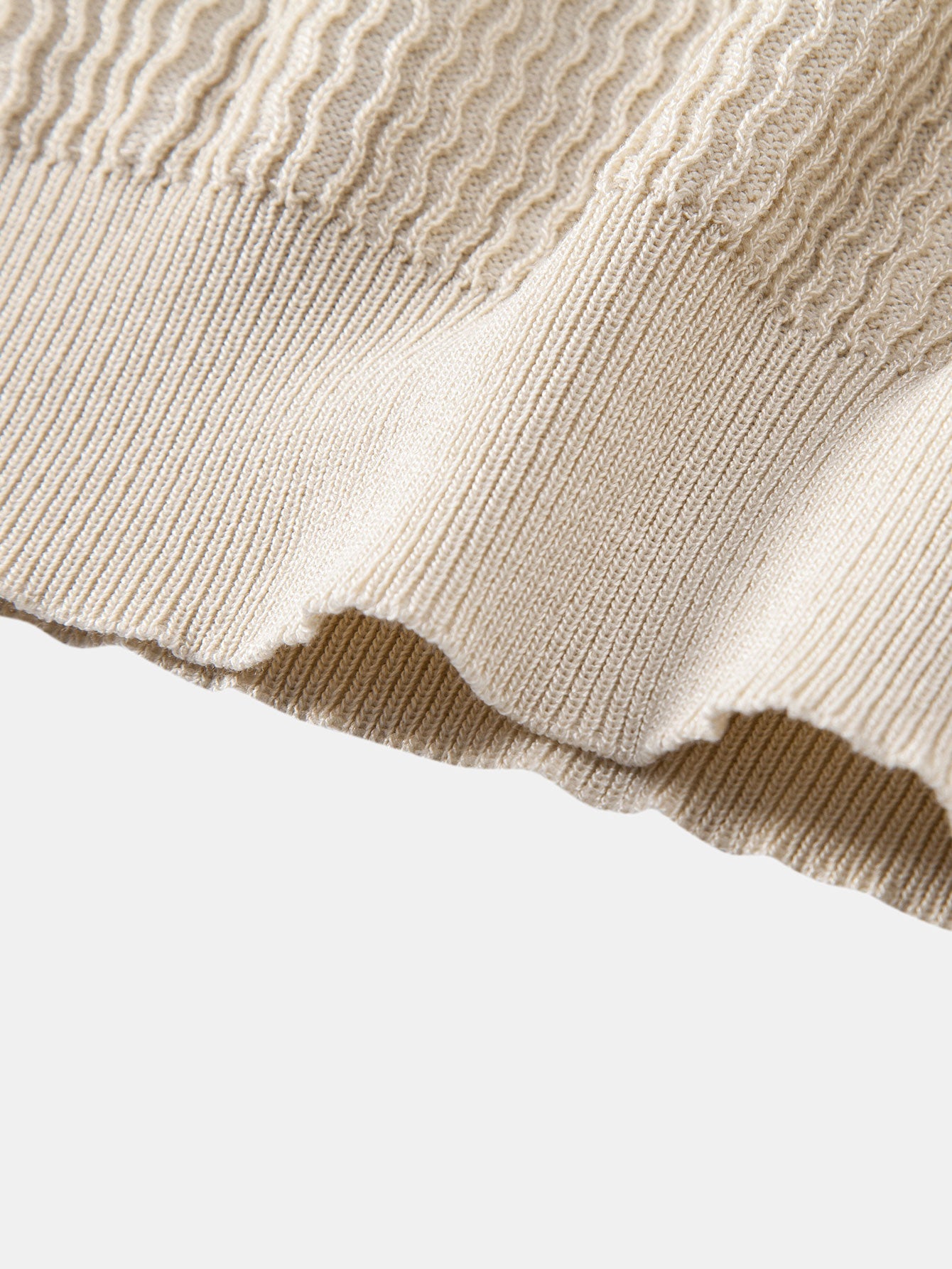 Roma - Polo in maglia testurizzata