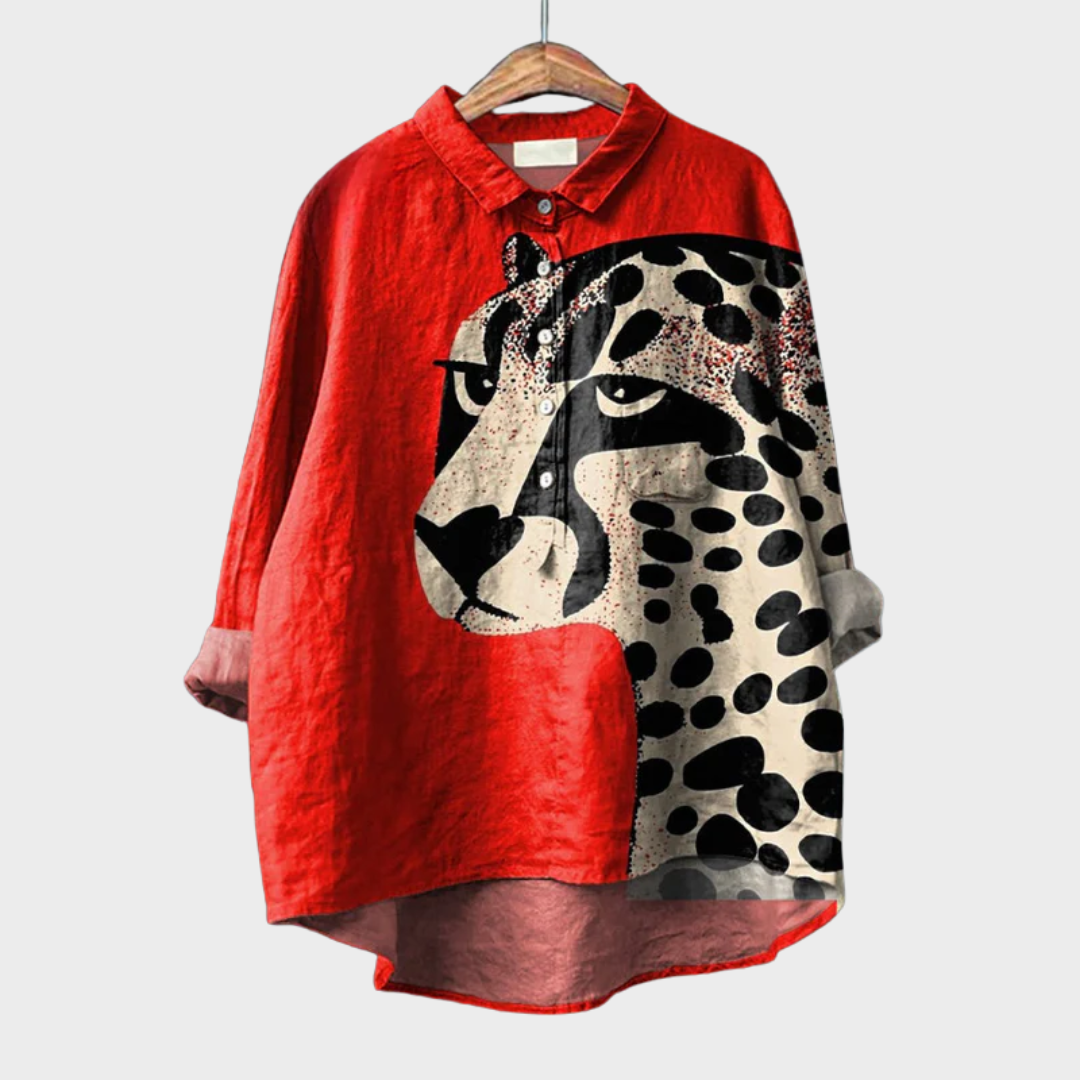 Nala | Elegante Blusa de Verano de Lino