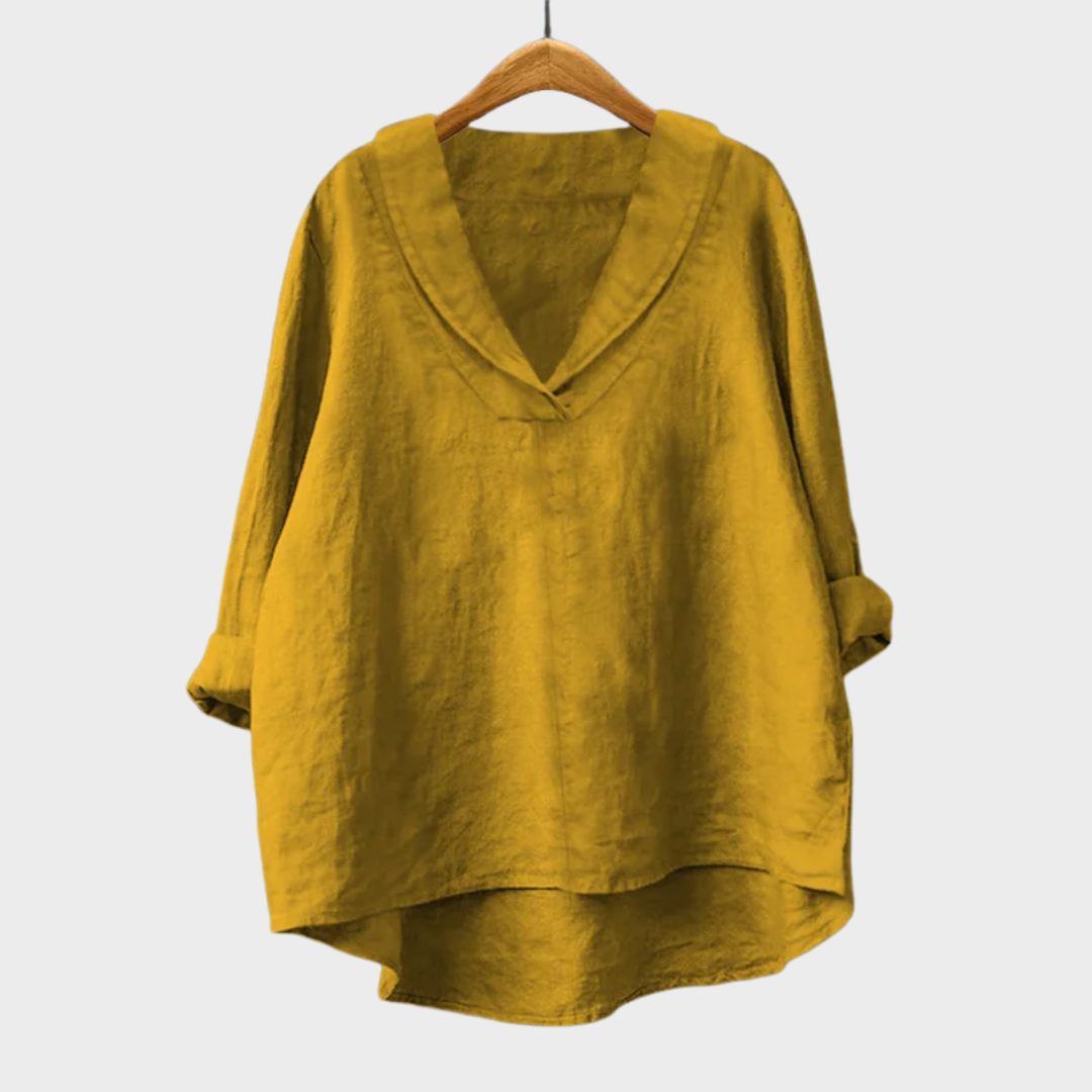 Samantha | Elegante Camisa de Verano en Lino