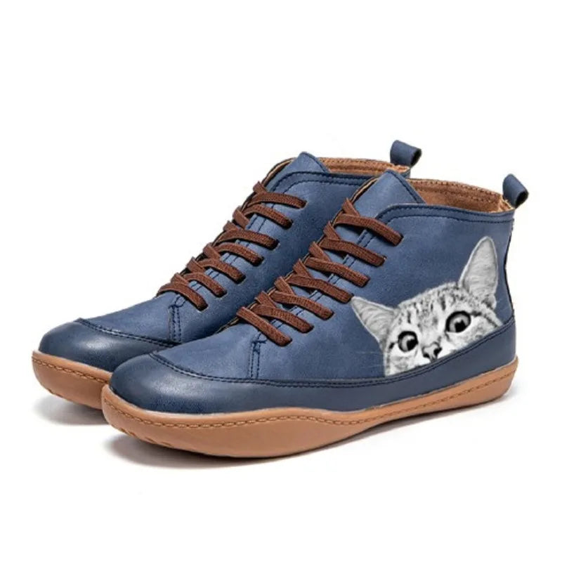 Viviana™ | Scarpe da ginnastica con Gatto Ricamato