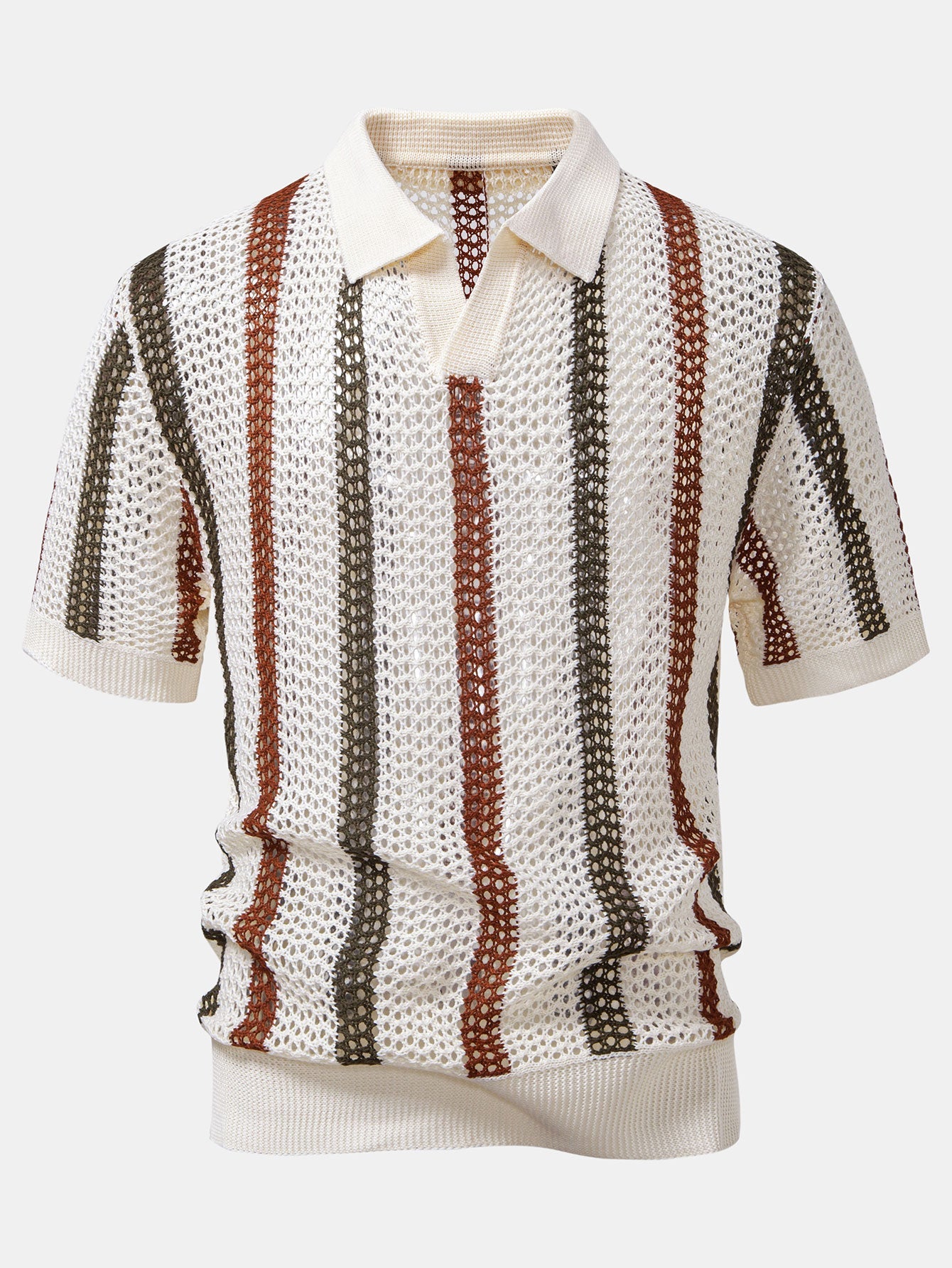 Roma - Open Knit Polo