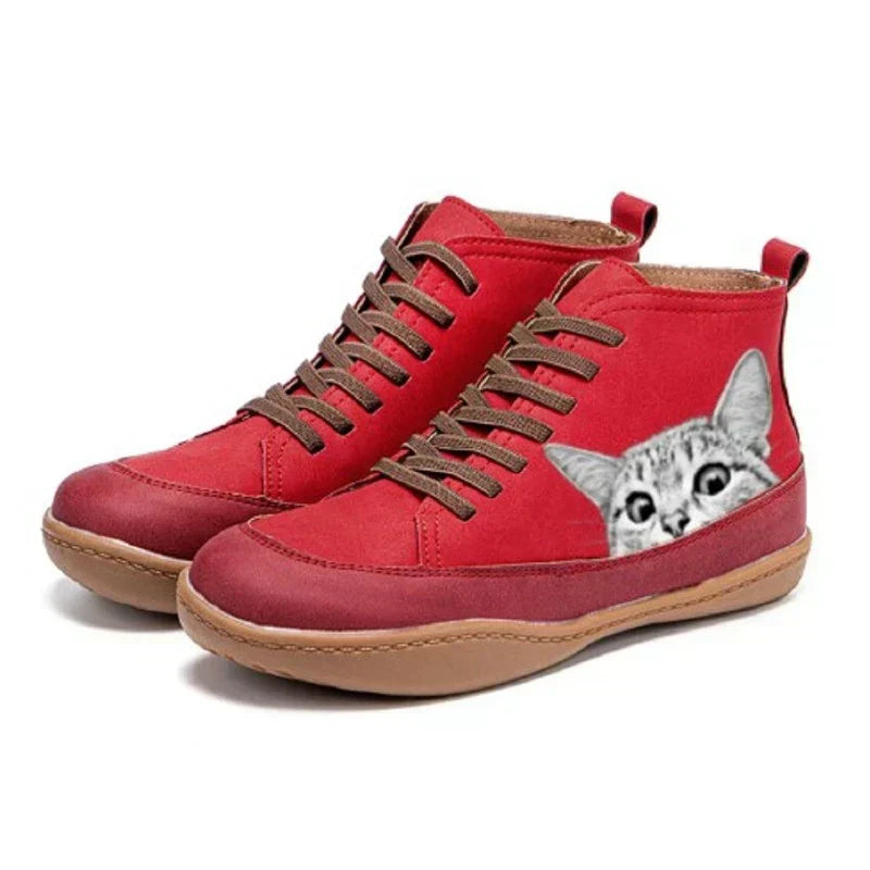 Viviana™ | Scarpe da ginnastica con Gatto Ricamato