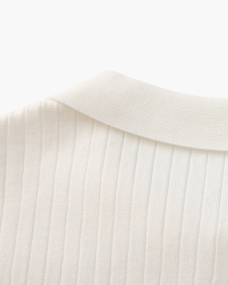 Polo a coste premium