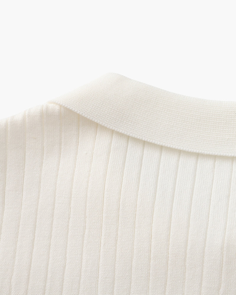 Polo a coste premium