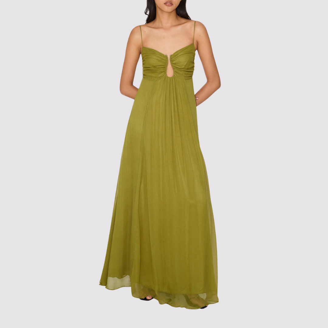 Alessandra™ | Abito Maxi Elegante con Spalline Sottili