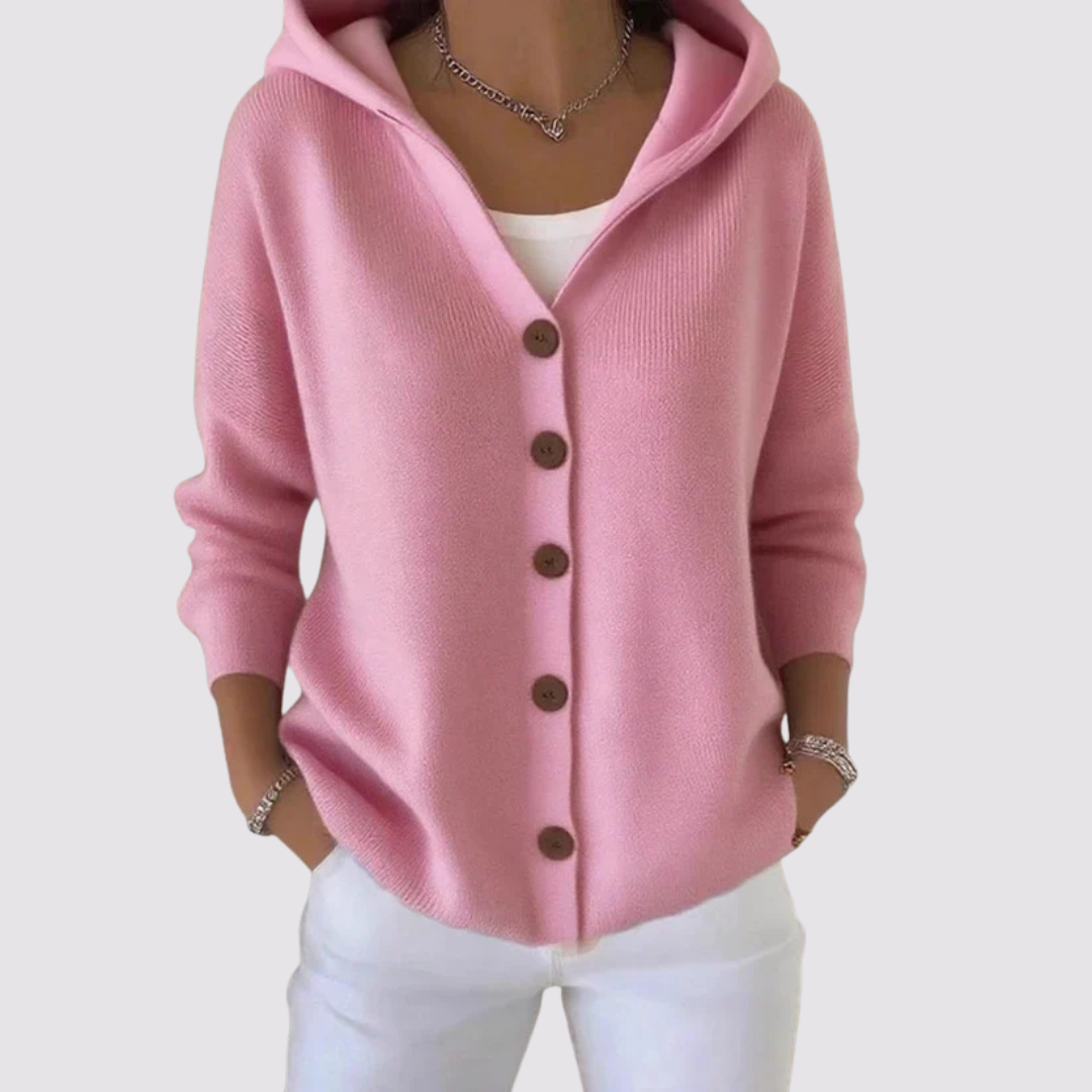 Lucia™ | Cardigan morbido con cappuccio