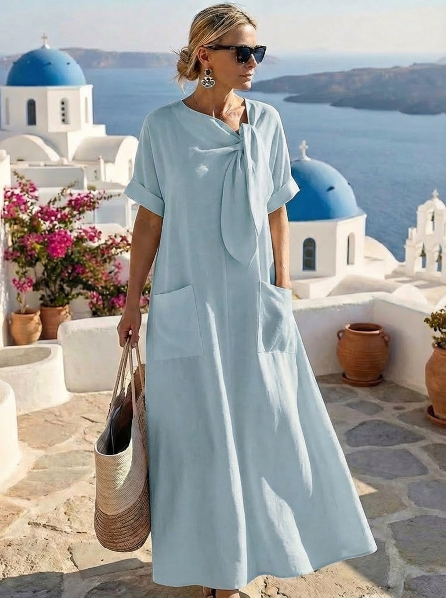 Fleur™ Abito Elegante con Tasche