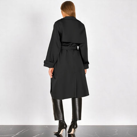 Elena™ | Trench elegante con cintura